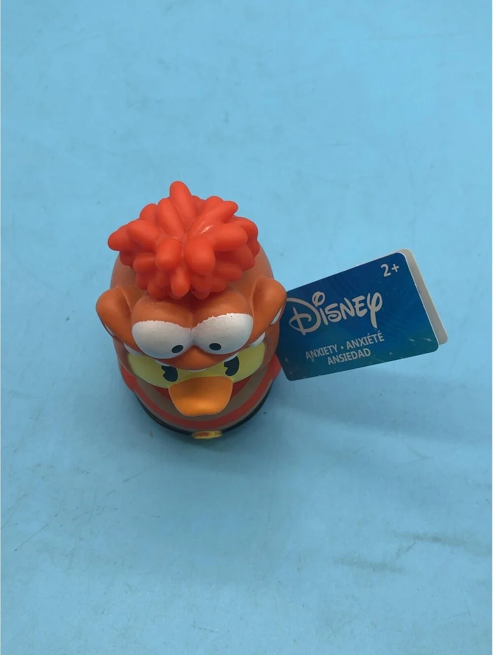 Just Play Disney Pixar Inside Out Anxiety Duck Figure Toy Orange New Loose